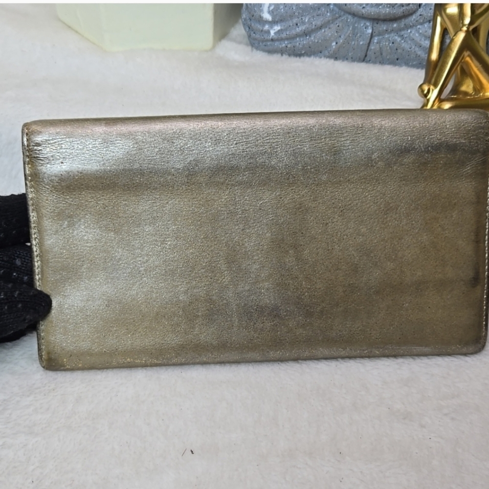CARTIER Vintage Rare Gold Marcello Calfskin Long Wallet (EUC) - Picture 3 of 13